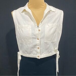 PILCRO dickie vest in ladies medium & Anthropologie ribbed sports bra, L/XL NICE